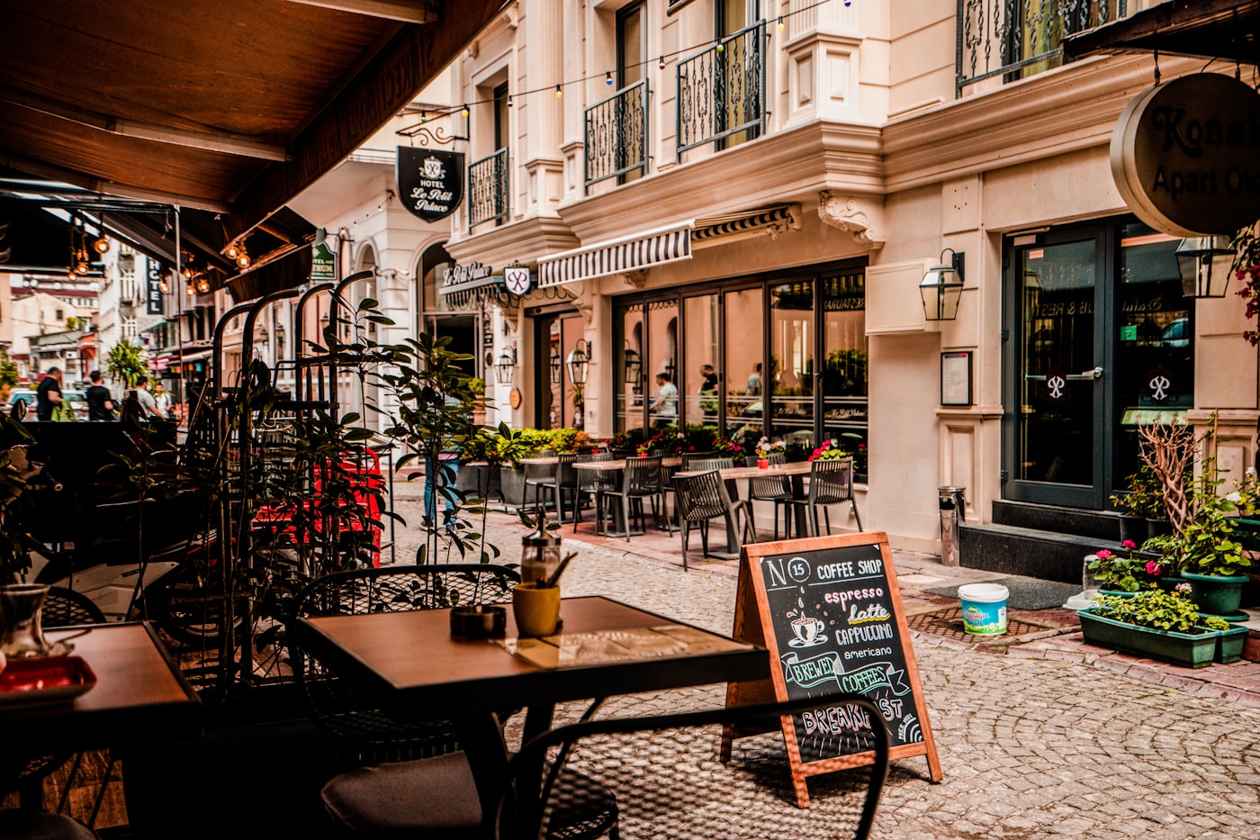 The Bean cafe storefront